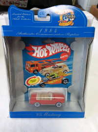 HOT WHEELS '65 MUSTANG 1984 COMMEMORATIVE REPLICA 30 YEARS MINT