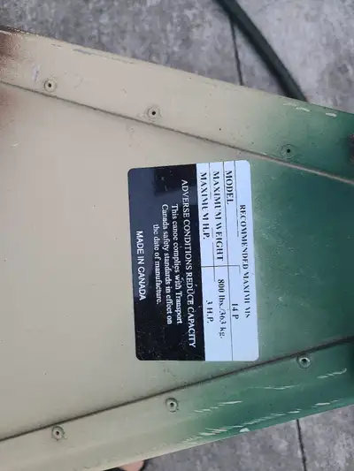 Used like new very comfortable, reliable and known for balance and stability on water. Selling for 1...
