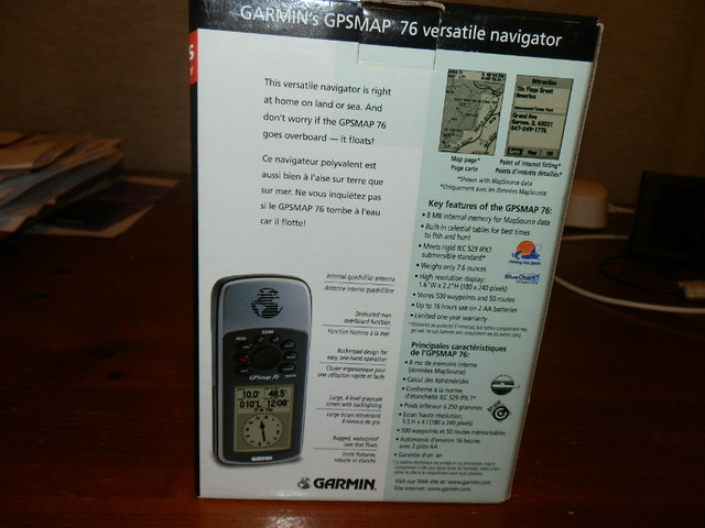 Garmin GPSMAP 76CSx Grey/Black Handheld 1.6"x 2.2" LCD Hiking GP in Fishing, Camping & Outdoors in Dartmouth - Image 3