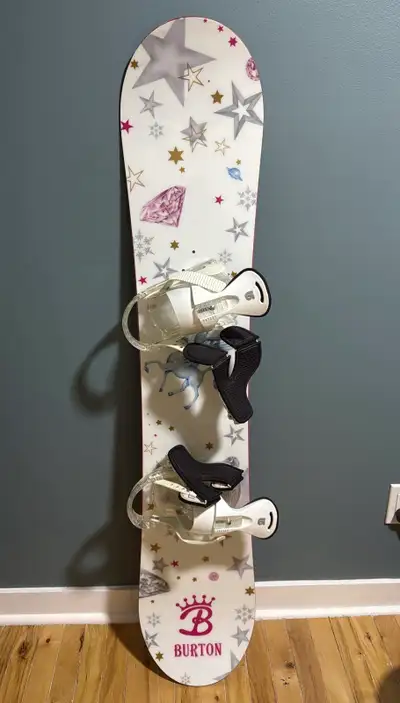 Burton Lux 140cm Snowboard Package | Barely Used | Boot, View more