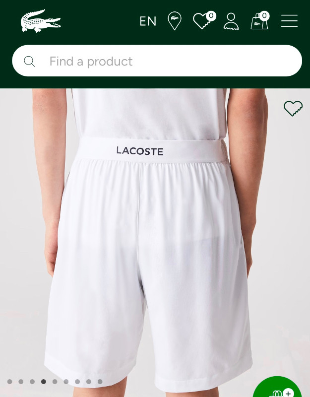 Lacoste sport Ultra-light tennis shorts. Size: M $109 dans Hommes  à Ville de Montréal - Image 2