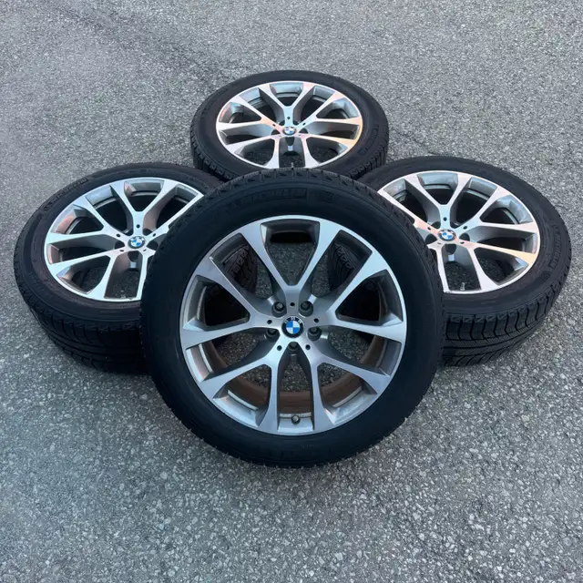BMW X5 20 Inch *OEM* Wheels & Sensors & Snow Tires in Tires & Rims in City of Toronto - Image 2