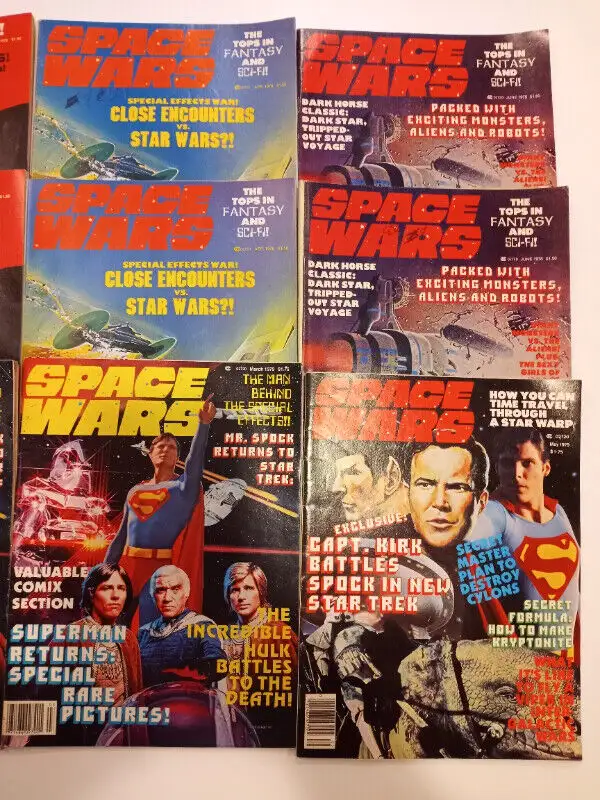 VINTAGE SPACE WARS Vol  1  SCI-FI MAGAZINE COLLECTION in Arts & Collectibles in Kitchener / Waterloo - Image 5