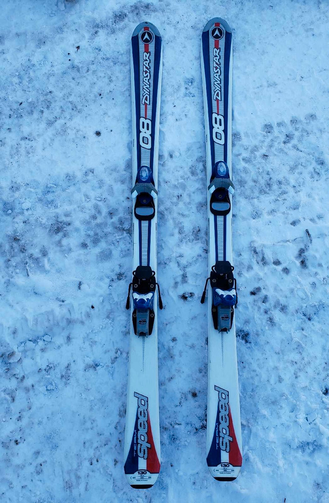 Dynastar skis 130cm $125K2 ski Poles $50Excellent new condition  in Ski in Barrie