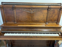 D W KARN SERIAL 7614 upright piano free pick up
