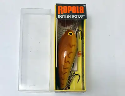 NEW RAPALA Rattlin' Fat Rap RFR-7 CW Crawdad fishing bait lure, View more