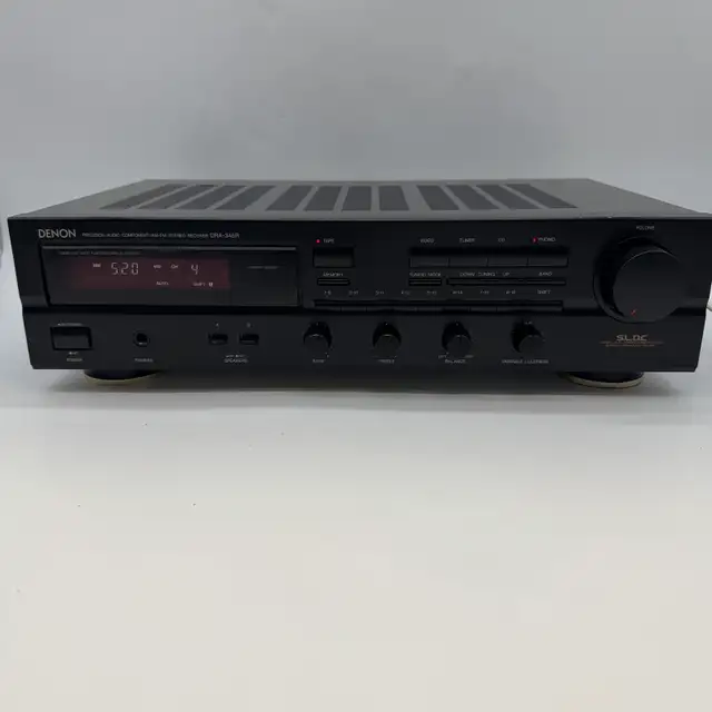 Denon DRA-345R Receiver Amplifier: Phono/Tape/Radio/AUX Tested!  in Stereo Systems & Home Theatre in City of Toronto - Image 2