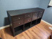 Kallax shelf with drawer inserts