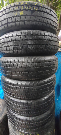 ST205-75-14 CASTLE ROCK  4 TRAILER TIRES IN GOOD USED CONDITION