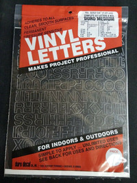 Sticker/autocollant/Vinyl letters/lettres en vinyle
