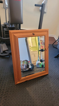 Mirrror with Wooden Frame