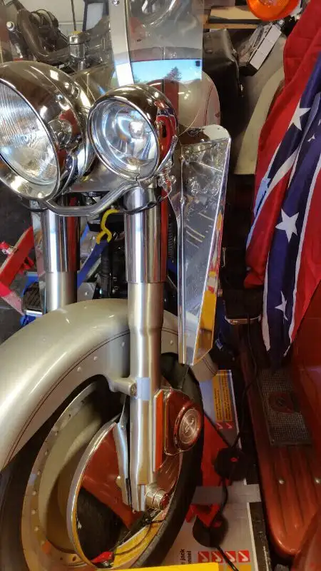 2001 HARLEY DAVIDSON FAT BOY only 2,988. kms. TRADES? in Street, Cruisers & Choppers in Red Deer - Image 6