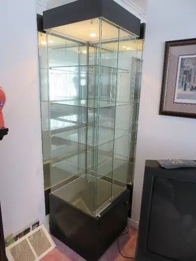 Commercial Glass Display Case, Price REDUCED, View more