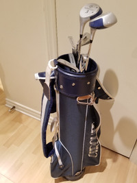 Golf set & Bag - Beginners/débutants (left-handed)