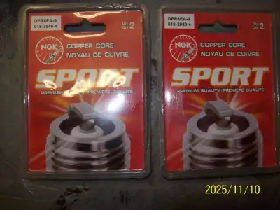 4 brand new NGK DPR8EA-9 spark plugs for sale. Originally bought for a 1983 Honda V65 Magna. Sold th...
