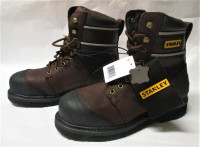 New! Stanley Safety Boots/Safety Shoes, Black & Brown US9 /EUR43