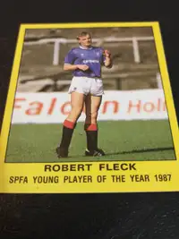 1988 Panini Robert Fleck football sticker #463