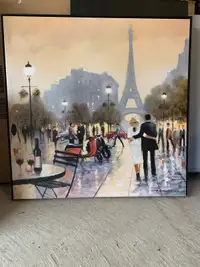 Beautiful Paris Scene painting