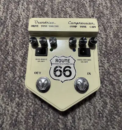 Vintage Style V2 Route 66 Guitar Overdrive EFX Pedal, View more