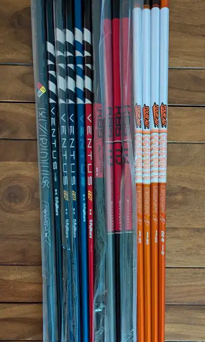 NEW Premium Shafts - Ventus Velocore + , Ventus TR, Tour AD, View more