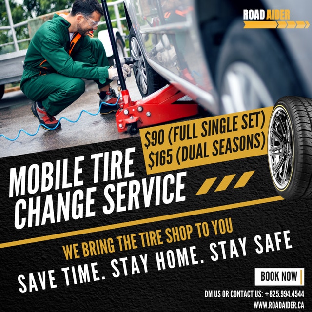 MOBILE SEASONAL TIRE SWAP Tires & Rims Calgary Kijiji