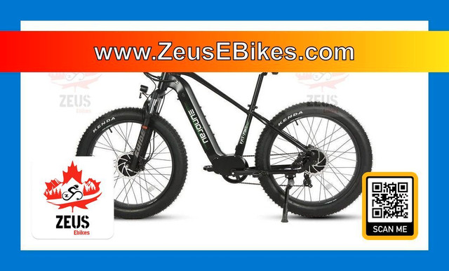 STOCK LIMITÉ! L'Eunorau Fat-AWD 2.0, COMMANDEZ! ZeusEbikes.com dans Vélos électriques  à Longueuil/Rive Sud - Image 2