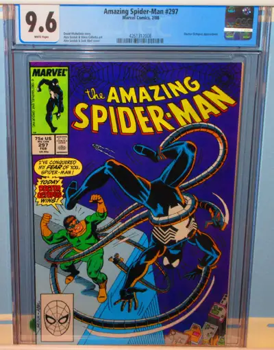 Amazing Spider-Man #297, CGC 9.6 W, Feb 1988, Doctor Octopus, View more
