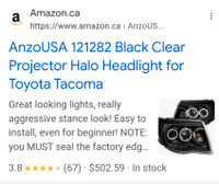 Toyota Tacoma Headlights