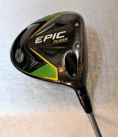 Callaway EPIC Flash 9* Driver(adj-1 to +2*),2 Shafts,Stiff/Sen., View more