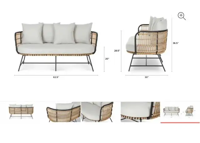 3-piece Patio Furniture Set for Sale in Patio & Garden Furniture in Mississauga / Peel Region - Image 4