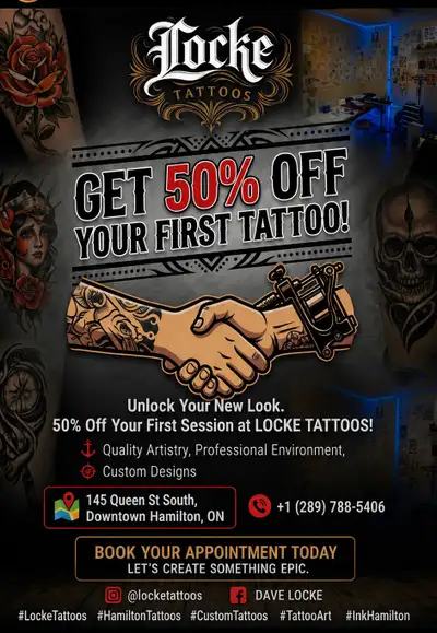 hi im looking to tattoo someone asap 289-788-5406, View more