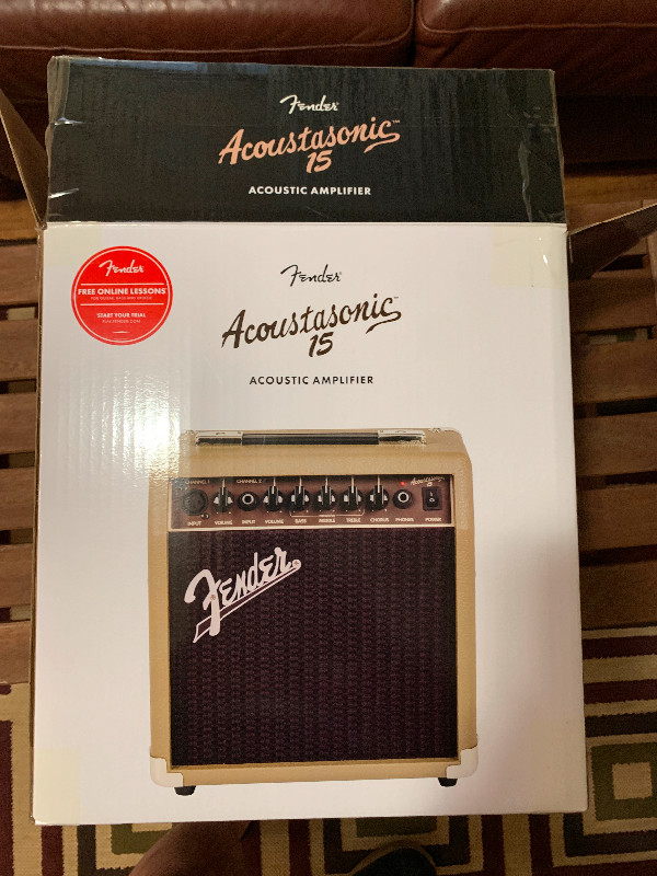 Fender Acoustic Guitar Amplifier (Never Used) in Amps & Pedals in Saint John