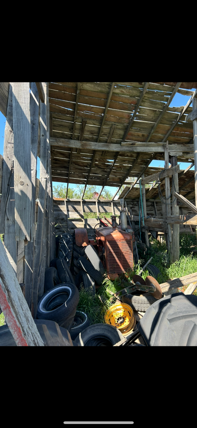 Last month before old machinery and equipment gets crushed. Misc. equipment and tools inc. wheels, e...