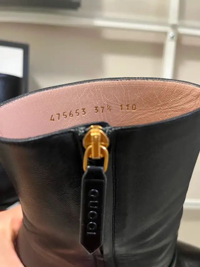 Gucci black leather high heel ankle boots in Women's - Shoes in Edmonton - Image 8