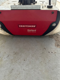 Craftsman Belt Drive w/ battery backup garage opener.  