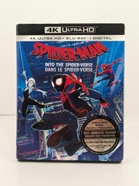 Spiderman into the spiderverse 4k Blu-ray + Blu-ray 