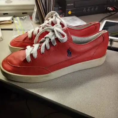 Men's Polo leather running shoes size 9 1/2, View more