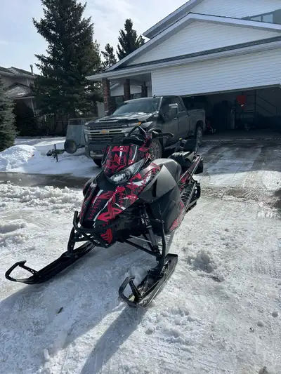 I have for sale 2 2016 arctic cat m8000 153. The orange machine is a regular sno pro and the red and...