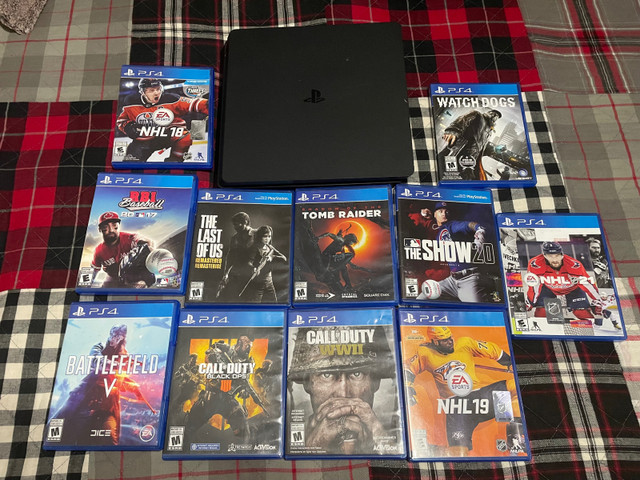Ps4 slim 1Tb with 11 games in Sony Playstation 4 in Renfrew - Image 2