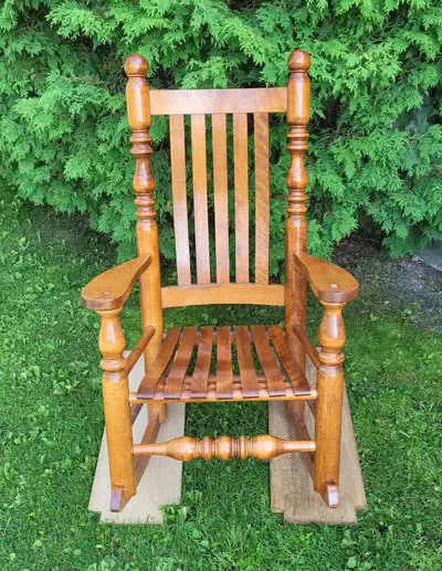 Wood Slat Rocking Chair, View more
