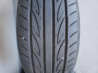 Yokohama Advan Fleva tires. 245/40/18 wider profile tires for late model Honda Civic. 400 kms. on th...