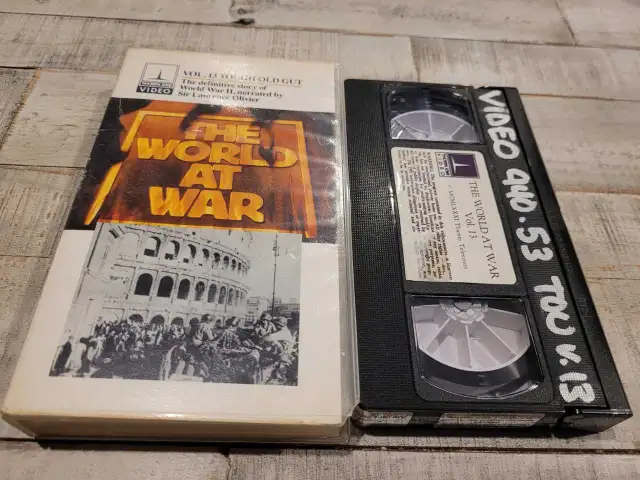The World At War VHS