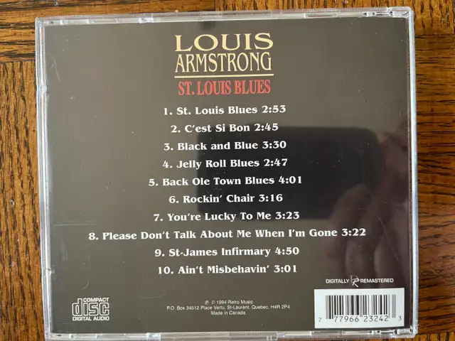 Louis Armstrong CD in CDs, DVDs & Blu-ray in Markham / York Region - Image 3