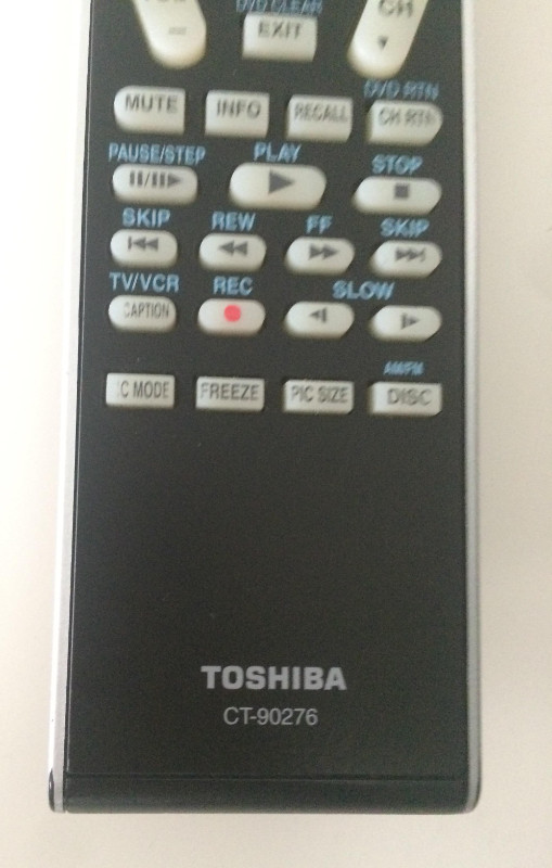 Toshiba TV Remote Control CT-90276 in Video & TV Accessories in London - Image 2