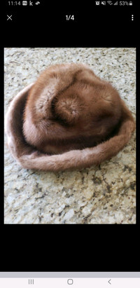 Fox fur hat