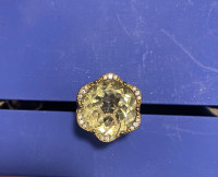 Tacori Lemon Quartz Bloom Ring