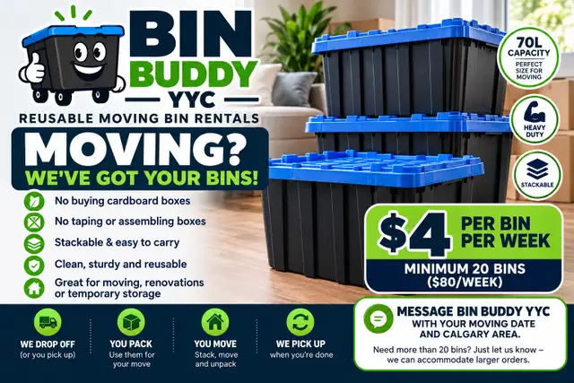 rental moving bins