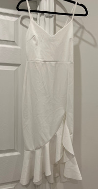 Boohoo White Dress - Size 6