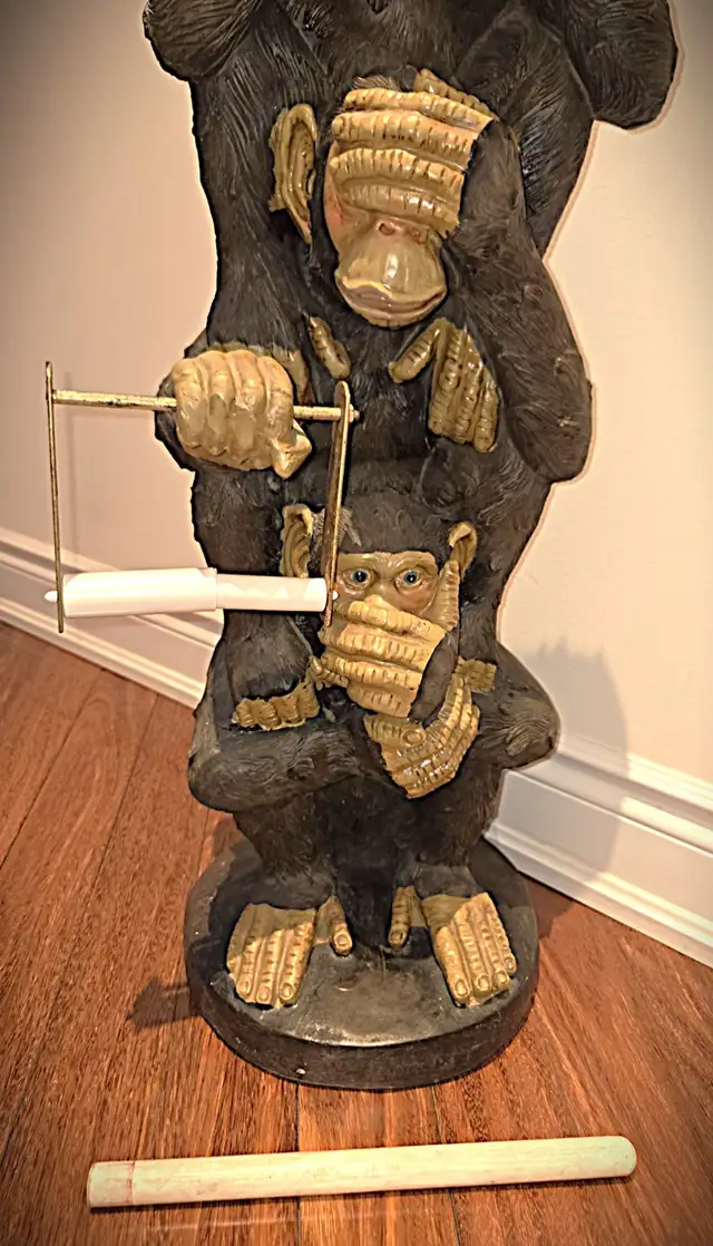 Monkey Tissue Holder in Arts & Collectibles in Markham / York Region - Image 7