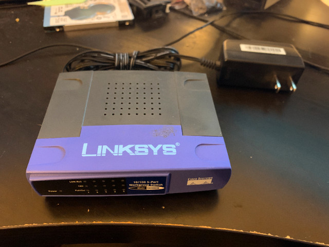 Linksys 5 port network switch in General Electronics in Cambridge